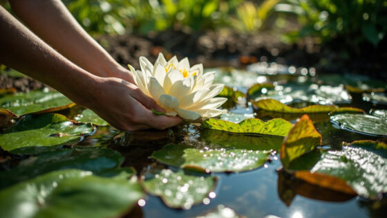 how to grow water lilies