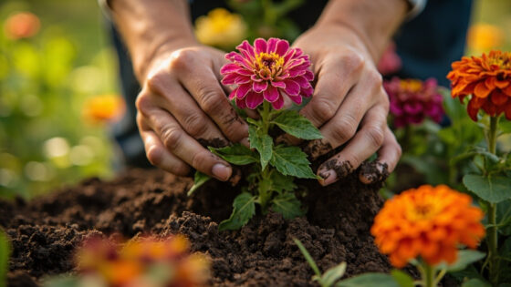 how to grow zinnias