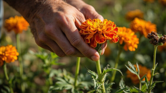 how to harvest calendula