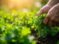 how to harvest cilantro