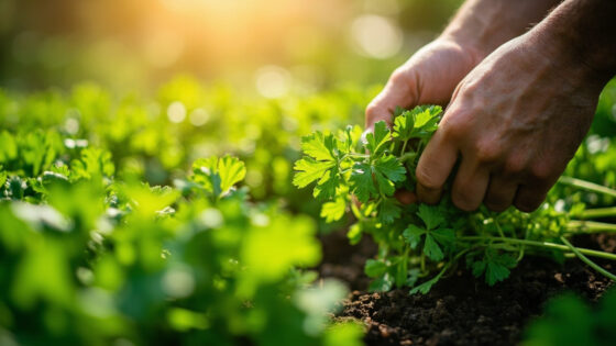 how to harvest cilantro