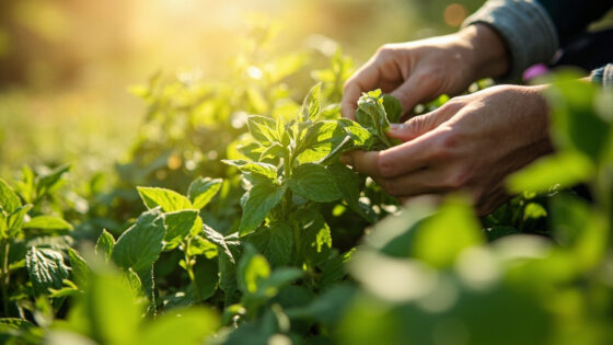 how to harvest lemon balm
