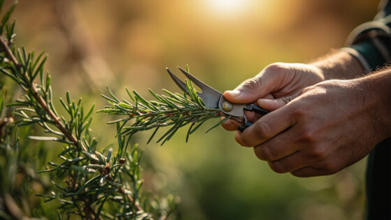 how to harvest rosemary