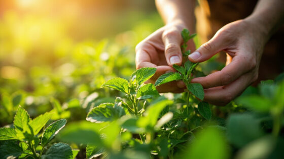 how to harvest stevia