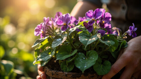 how to make african violets bloom