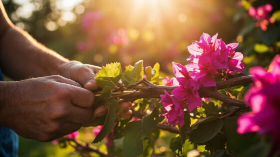 how to make bougainvillea bloom