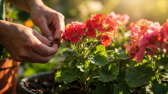 how to make geraniums bloom