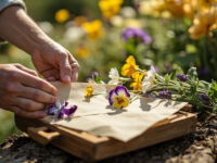 how to press flowers
