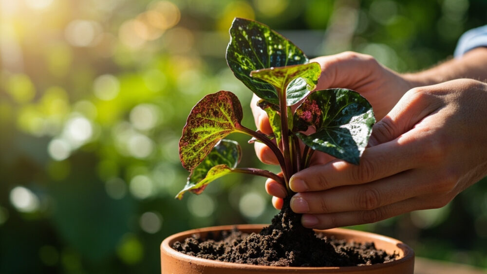 how to propagate angel wing begonia