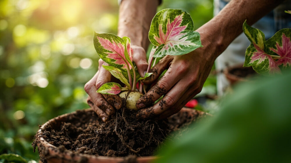 how to propagate caladium