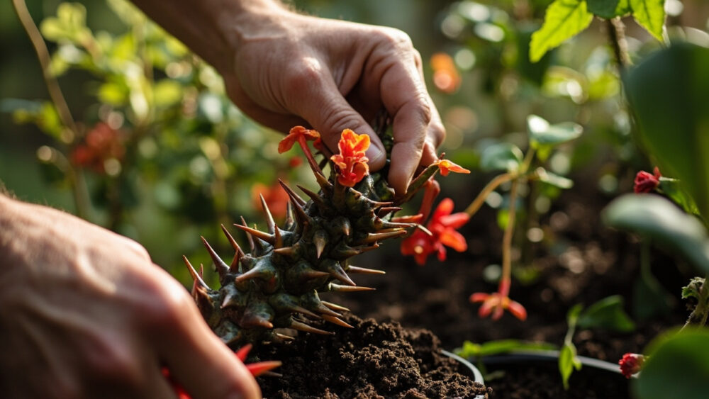 how to propagate crown of thorns