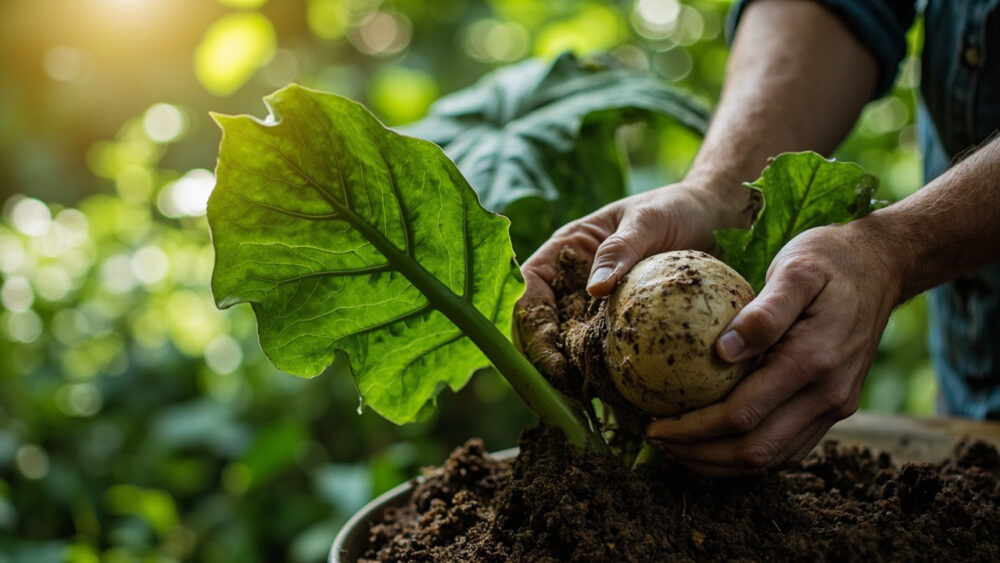 how to propagate elephant ear plant