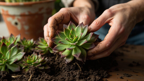 how to propagate hens and chicks