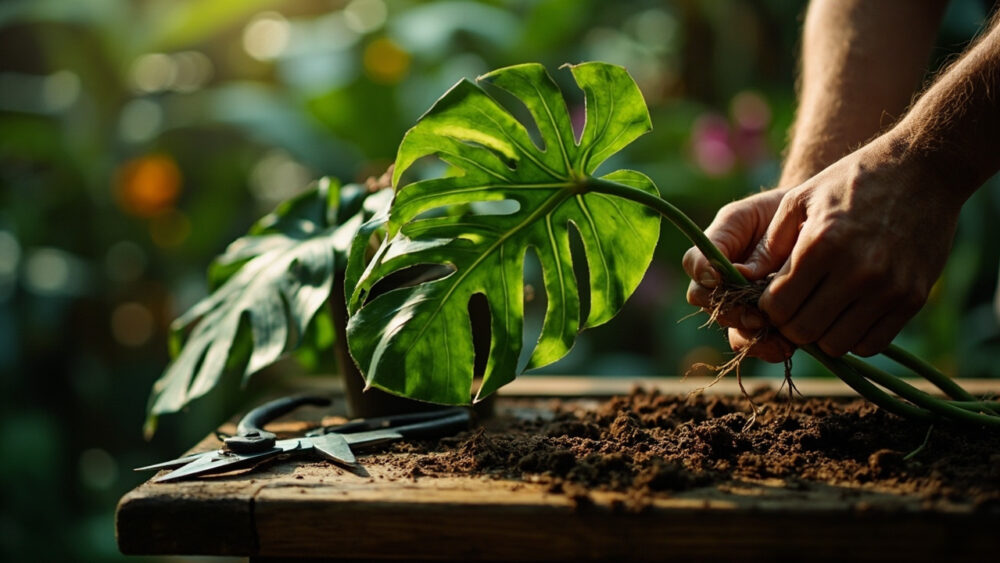 how to propagate monstera