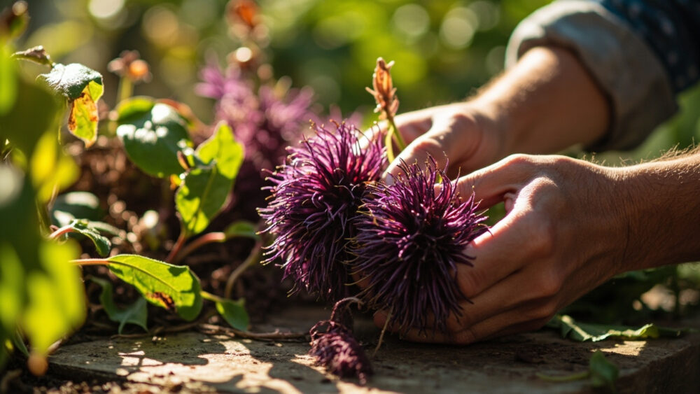 how to propagate purple passion plant