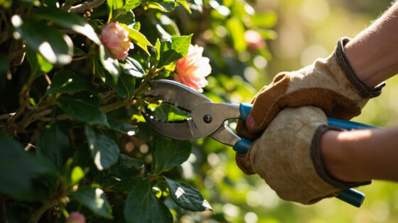 how to prune camellias