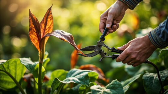 how to prune canna lilies