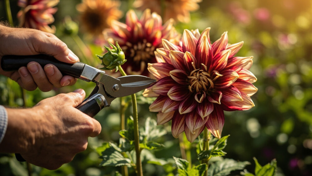 how to prune dahlias