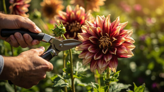 how to prune dahlias