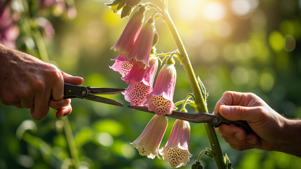 how to prune foxgloves