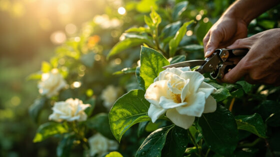how to prune gardenias