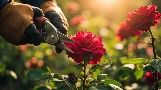 how to prune knockout roses