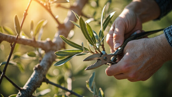 how to prune olive trees