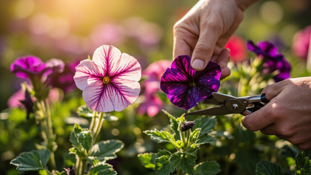 how to prune petunias