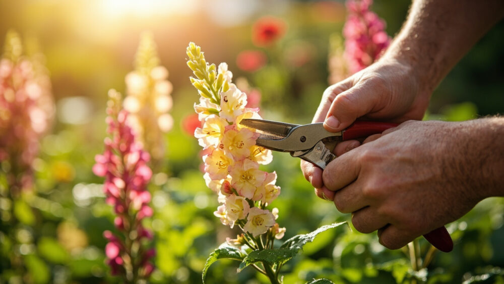 how to prune snapdragons