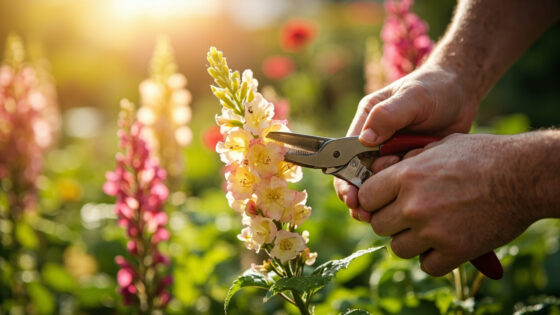 how to prune snapdragons
