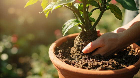 how to repot desert rose