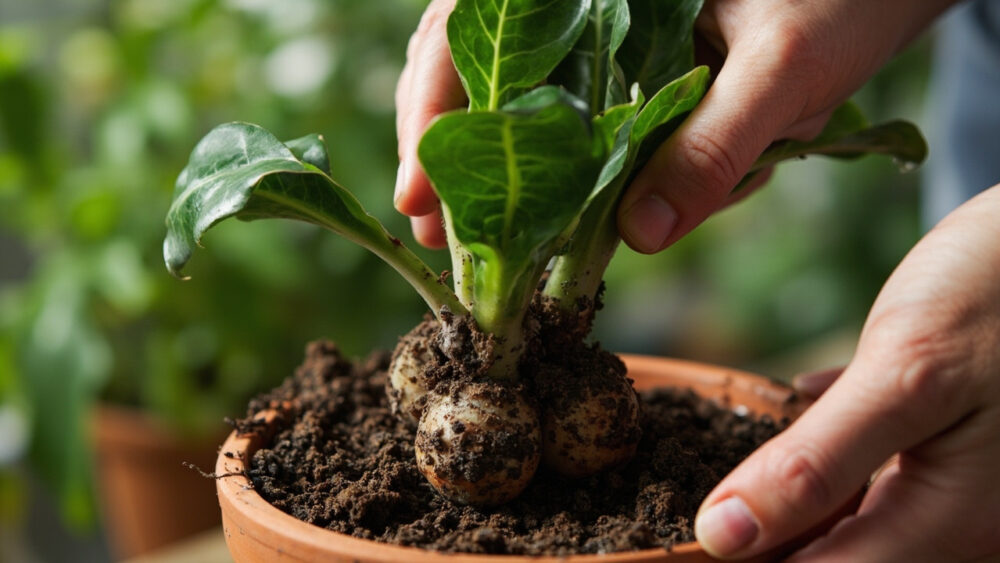 how to repot zz plant