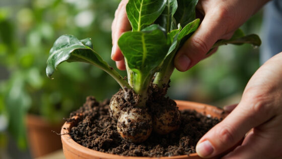 how to repot zz plant