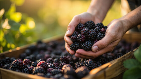 how to store blackberries