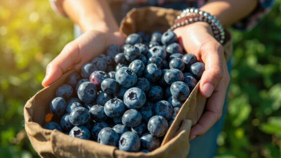 how to store blueberries