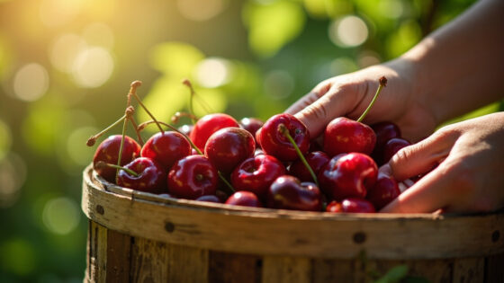 how to store cherries