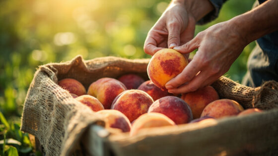 how to store peaches