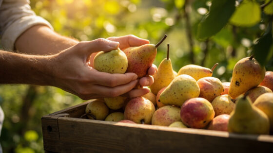 how to store pears