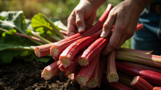 how to store rhubarb
