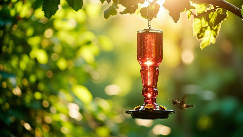 hummingbird feeder placement tips