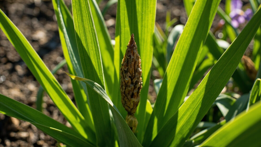 irises not blooming