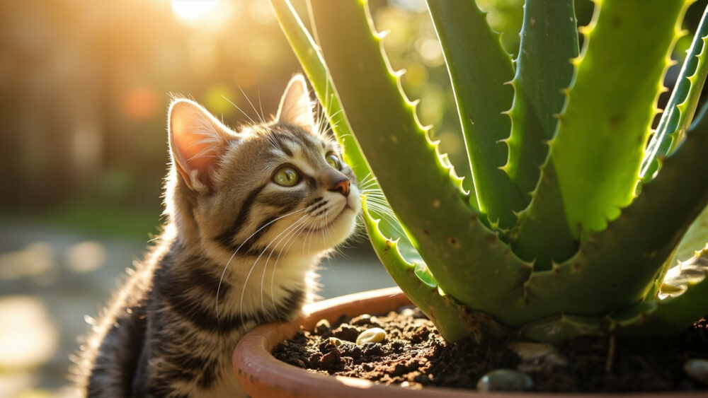 is aloe vera toxic to cats