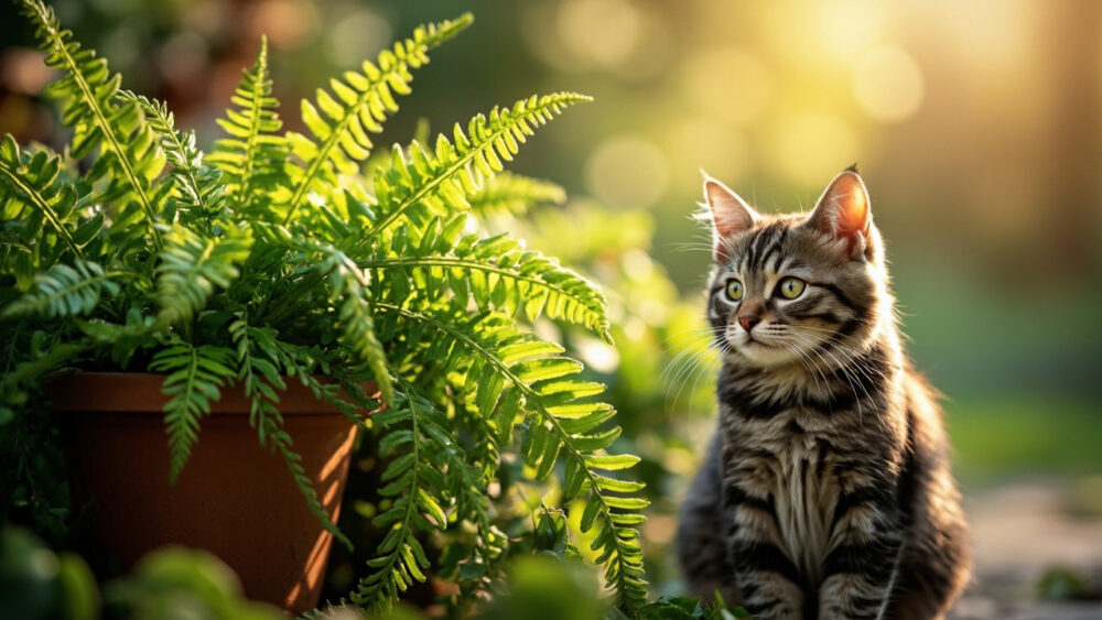 is boston fern toxic to cats