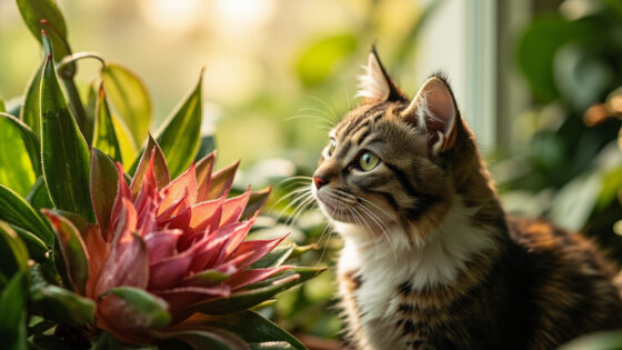 is bromeliad toxic to cats