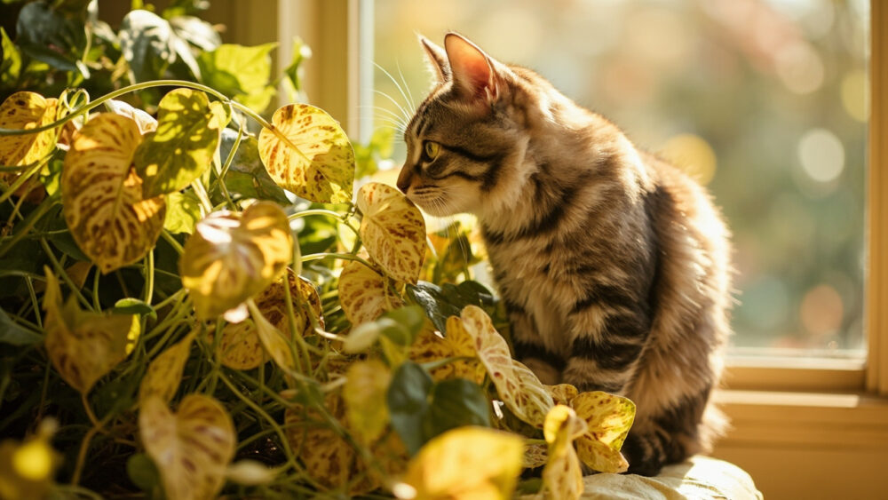 is golden pothos toxic to cats