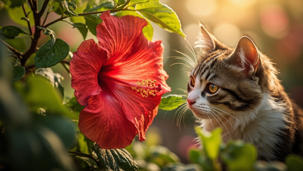 is hibiscus toxic to cats