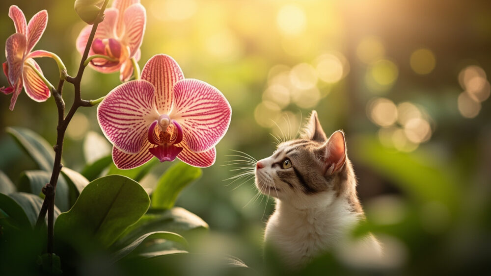 is orchid toxic to cats