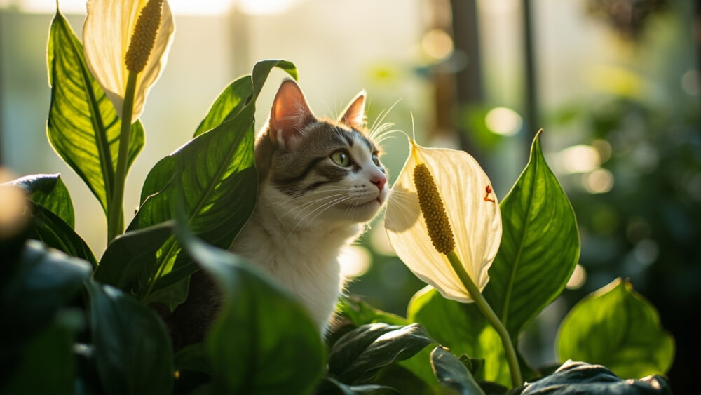 is peace lily toxic to cats
