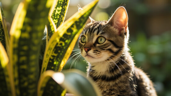 is snake plant toxic to cats
