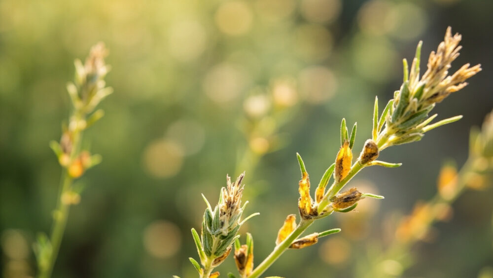 lavender turning yellow
